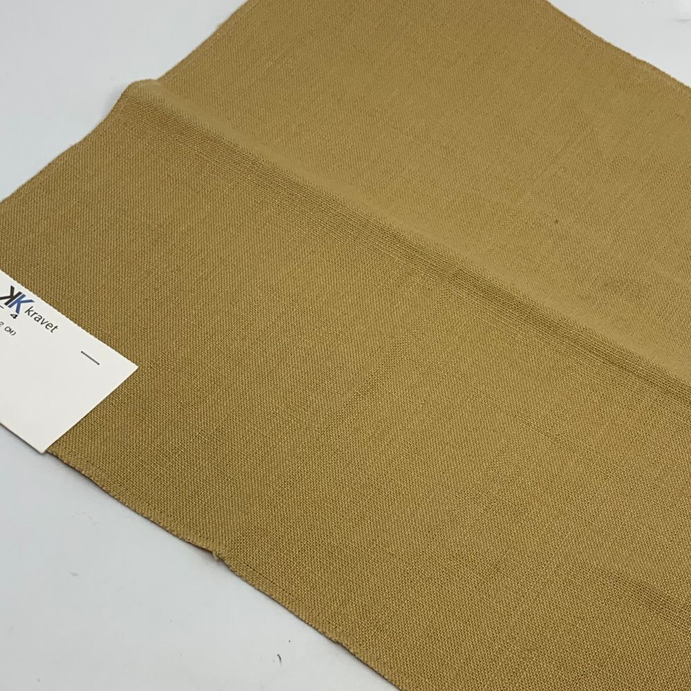 NWT Kravet Tan Linen Fabric Sample/Remnant Crafts